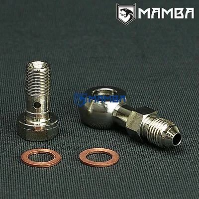 Turbo Oil Feed Banjo Bolt Kit For Mitsubishi 4G15T Colt CZT Ralliart R TF035HM • $8