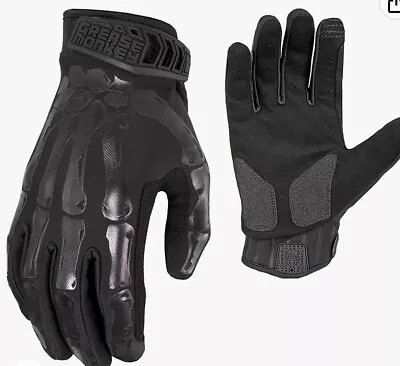 GREASE MONKEY Bones Xtreme Black Out Mechanic Work Gloves Size XL • $13.99