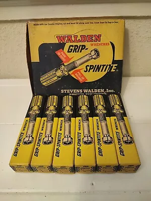 (6) Vintage Grip-Spintite Nut Driver W/Store Display Advertising Box Complete! • $129.99