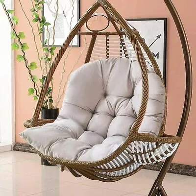 Thick Hanging Chair Cushion Swing Egg Chair Cushion Soft Patio Hammock Seat Pad • $32.39
