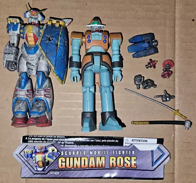 Bandai Mobile Suit Battle Scarred Rose Gundam Complete 4.5'' #11429 • $29.95