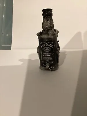 Steampunk  Decorated  Mixed Media  Jack Daniels  5cl  Empty Bottle No20 • $18.94