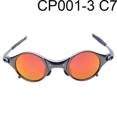 Polarized Iridium Round Sunglasses Madman Alloy Running Glasses Cycling Sport • $26.79