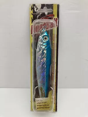 Megabait Live Jig 4.25” 4.5 Oz Silver And Blue With Mustad Hook NEW • $8.95