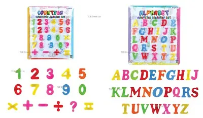 £1.99 • Buy Kids Learning Teaching MAGNETIC Toy Letters & Numbers Fridge Magnets Alphabet