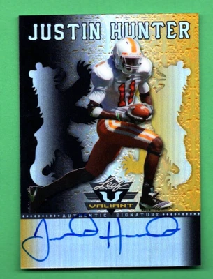 $14.88 • Buy 2013 Leaf Valiant Draft Black #BAJH1 Justin Hunter 5/5 A29 009