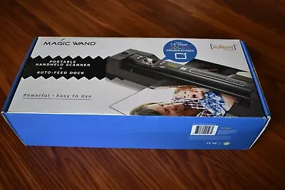 Vupoint MAGIC WAND Portable Scanner & Auto-feed Dock Color Preview Screen • $49.95