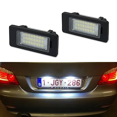 2x LED License Plate Number Lights For BMW E82/E88 E90/E91 E46 M3 CSL E39 E70 X5 • $10.79