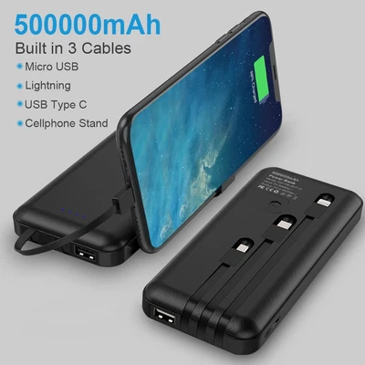 $39.99 • Buy Portable 50000mAh 3 USB LCD External Power Bank Battery Charger Universal Phone