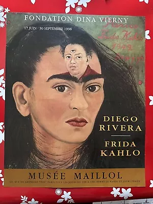 Frida Kahlo Poster Rare • $219