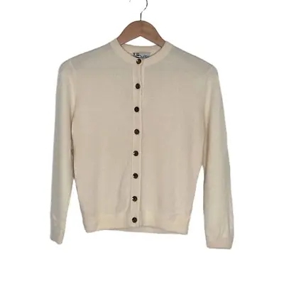 $50 • Buy Vintage Dalton Virgin Cashmere Cardigan Sweater  Small Medium