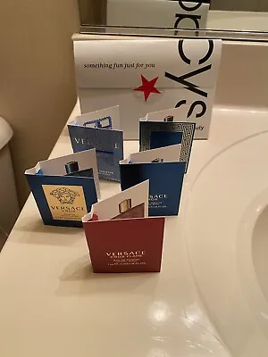 Versace 5 Different Perfume Samples In A Macy’s Box • $18