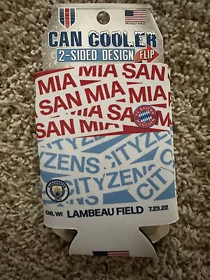 BRAND NEW Manchester City FC Bayern Munich Koozie Lambeau Field Wincraft • $3