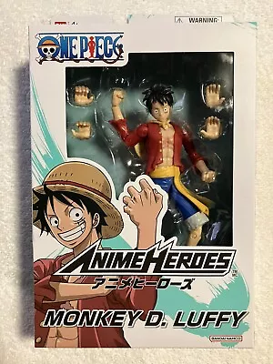 2022 Bandai Namco Anime Heroes One Piece Straw Hat Monkey D Luffy 6  Figure • $22.95