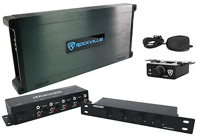 Rockville DBM65 6-Channel 660w Marine/Boat Amplifier+Kicker 4-Zone Level Control • $428.95