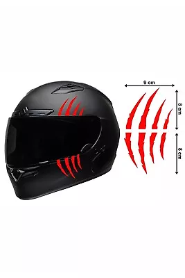 Motorcycle Helmet Claw Sticker Car Motorcycle Helmet Laptop Glass Sticker • £5.99