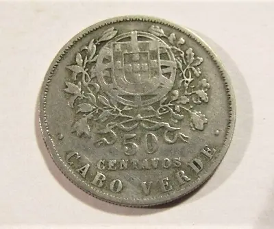 Cape Verde 1930 50 Centavos Coin • $64.99