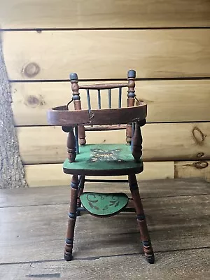 Vintage Baby Doll High Chair 19 X9.5  • $19.95