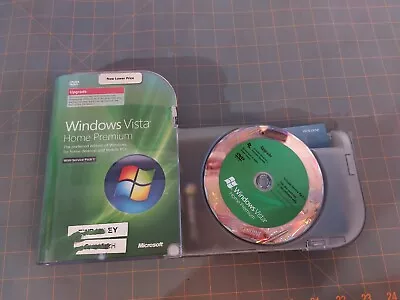 Microsoft Windows Vista Home Premium 32 Bit Retail Upgrade DVD • $19.99