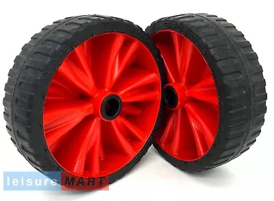 £35.52 • Buy 2 Red Dinghy Launch Trolley Flex Lite Wheel 10 Inch Puncture Proof Boat Trailer