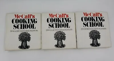McCall’s 1986 Cooking School 3-Ring Binders - Complete Set Volumes 1-3 • $39.99