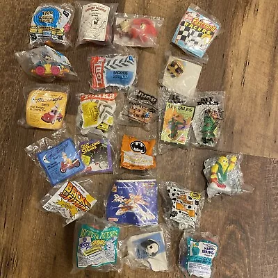 22 Mixed Lot Of McDonald's Burger King And Wendy's Unopened Happy Meal Toys Vtg • $21.99