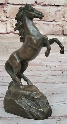 Vintage Hot Castvictorian Bronze Horse Figurine Metal Horse Sculpture Statue Art • $124.50