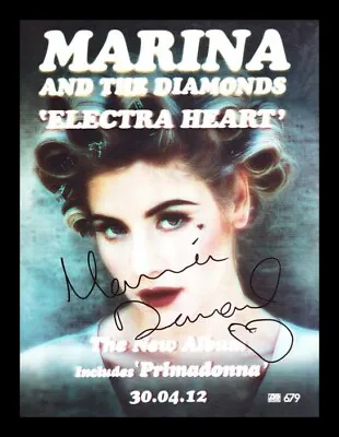 Marina And The Diamonds Autographed Signed & Framed Photo Print • £19.99