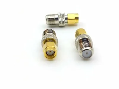 £2.95 • Buy F Type Female Jack To RP-SMA Male (female Pin) Plug Centre RF Coaxial Connector