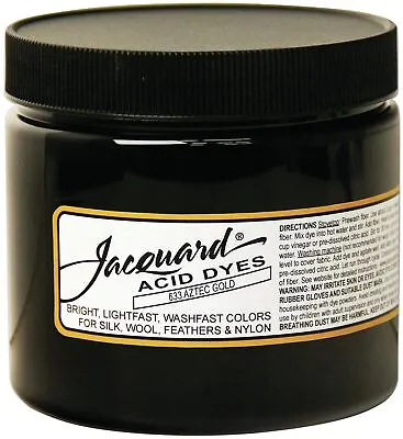 Jacquard Acid Dyes 8oz-Aztec Gold JAC2633 • £22.50