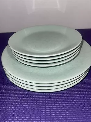 IKEA Seafoam Green 10  Dinner Plates (4) 10866 Salad Plates (4) Set Of Eight ￼ • $5.99