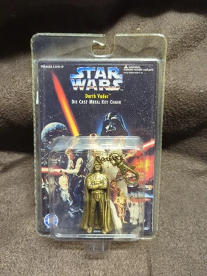 £0.99 • Buy Star Wars Darth Vader Die Cast Metal Keychain Keyring 1996 Rare Collectible