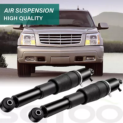 $89.72 • Buy 2 Rear Suspension Air Shock Struts For Escalade GMC Yukon Chevy Suburban Tahoe