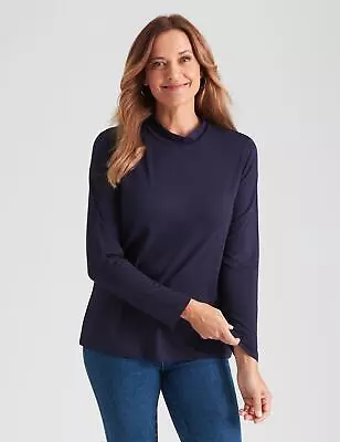 MILLERS - Womens Tops -  Long Sleeve Jersey Turtle Neck Top • £14.51