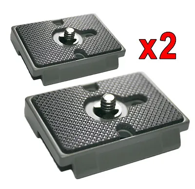 2x Quick Release Plates - Manfrotto QR 200PL-14 Fitting - New Lightweight Design • £11.99