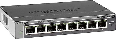 Brand New NETGEAR 8-Port Gigabit Ethernet Plus Switch (GS108Ev3) • $37.50