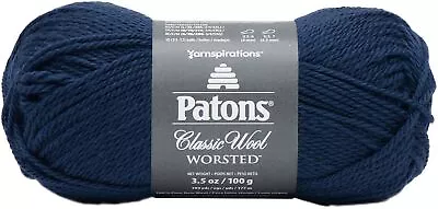 Patons Classic Wool Yarn-Navy Blue • $9.99