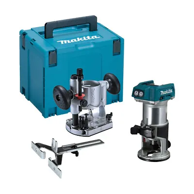 Makita DRT50ZJX1 18v Brushless Router - 1 Base (Body Only + Case) • £228