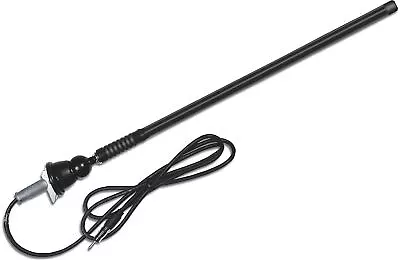 Dual MANT16B Durable Mast Long Range Marine Radio Flexible Antenna AM/FM Black • $24.99