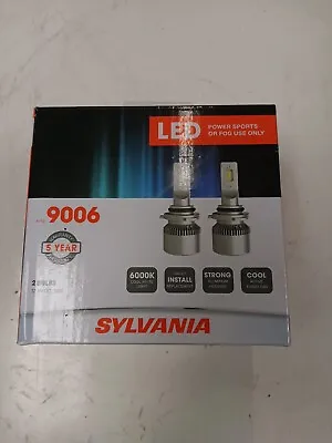 Sylvania 9006SL.BX2 9006 LED Power Sports Fog Headlights 2 Bulbs Cool White • $69.99