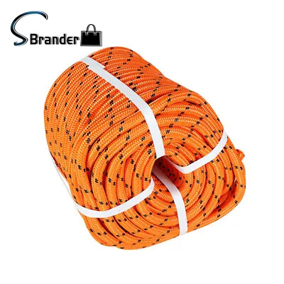 1/2 X200' Double Braid Polyester Rope Arborist Bull Tree Rigging Work Utility • $52.45