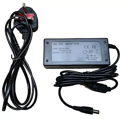 Yamaha Arius Ydp-162 Digital Piano Keyboard 16v 2.4a 45w Power Supply Adapter • £12.99