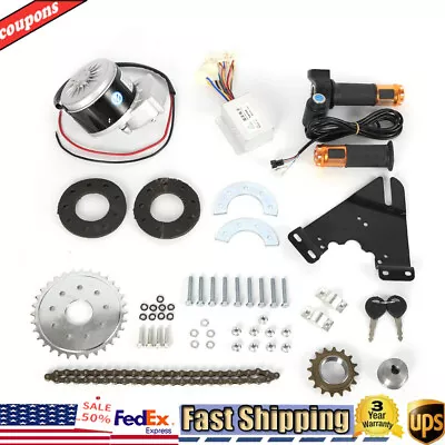 Electric Bike Conversion Kit Fit Bike Left Chain Drive Custom E-Bike Motor Parts • $92.02