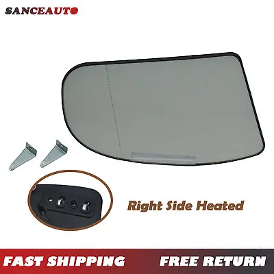 Right Side Mirror Heated Glass For Mercedes E C Class W211 W203 01-07 2038101021 • $16.47