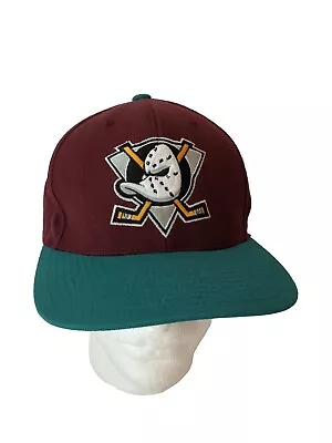Michell & Ness Vintage Hockey NHL Snapback Anaheim Mighty Ducks Hat • $19.99