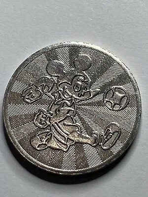 Mickey Mouse Soccer Slot Pachinko Game Token 24mm #sf1 • $14.98