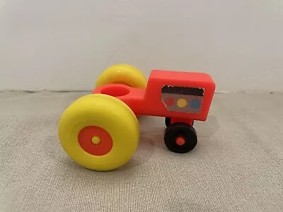 Vintage Fisher Price Little People FARM RED TRACTOR VEHICLE For Farmer • $4