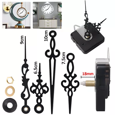 18MM Quartz Movement Wall Clock Motor Mechanism Long Spindle Repair Kit AU Stock • $4.99