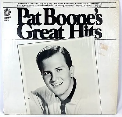 Pat Boone's Great Hits Vinyl Record Pickwick SPC 3597 • $3.13