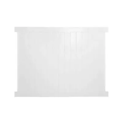 Weatherables Privacy Fence Panel Kit 6 Ft. X 8 Ft. Vinyl Water Resistant White • $166.24